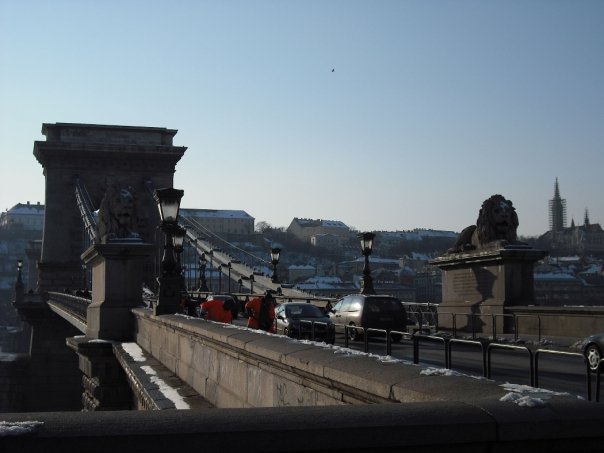 Budapest Chain Bridge — Two for the Row'd